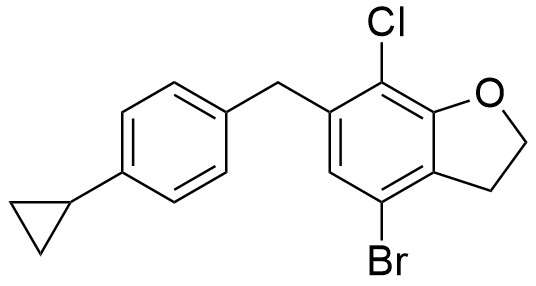 4-溴-7-氯-6-[(4-环丙基苯基)甲基]-2,3-二氢-苯并呋喃