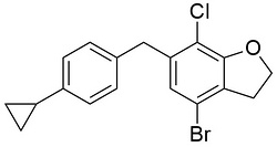 4-溴-7-氯-6-[(4-环丙基苯基)甲基]-2,3-二氢-苯并呋喃