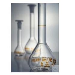 容量瓶25 mL、A级、棕色玻璃、ST 10/19、PE顶塞、白标，含CNAS校准实验认可证书