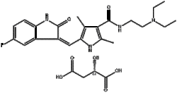 (Z)-N-[2-(二乙胺基)乙基-5-[(5-氟-2-氧代-1，2-二氢-3H-吲哚-3-亚基)甲基]-2，4-二甲基-3-氨甲酰-1H-吡咯苹果酸盐