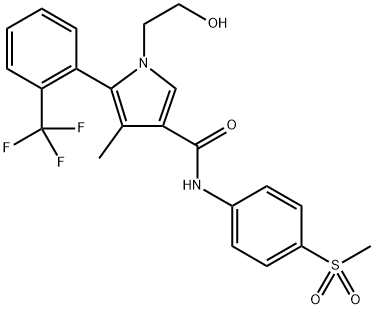 (S)-1-(2-羟乙基)-4-甲基-N-[4-(甲基磺酰基)苯基]-5-[2-(三氟甲基)苯基]-1H-吡咯-3-甲酰胺