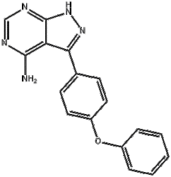 3-(4-苯氧苯基)-1H-4氨基-[3,4-D]吡唑并嘧啶