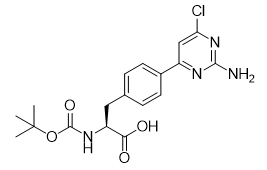 (S)-3-[4-(2-Amino-6-chloropyrimidin-4-yl)phenyl]-2-[(tert-butoxycarbonyl)amino]propionic acid