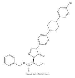2-((2S,3S)-2-(benzyloxy)pentan-3-yl)-4-(4-(4-(4-hydroxyphenyl)piperazin-1-yl)phenyl)-2,4-dihydro-3H-