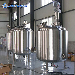金榜50升200升多功能均質機SS 304/316移動式小牛奶飲料冰淇淋攪拌罐
