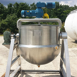 工業(yè)全自動(dòng)蒸煮攪拌機(jī)100L-1000L果醬辣椒醬蒸煮攪拌雙蒸汽夾層
