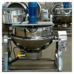 工業(yè)全自動(dòng)蒸煮攪拌機(jī)100L-1000L果醬辣椒醬蒸煮攪拌雙蒸汽夾層