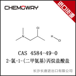 2-氯-1-(二甲氨基)丙烷盐酸盐; N,N-二甲基-2-氯丙胺盐酸盐; DMIC