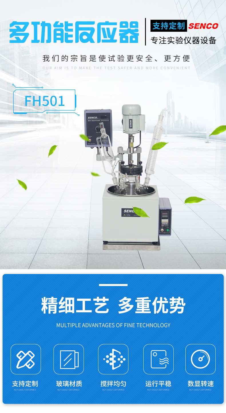 FH501玻璃反应器