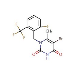 5-溴-1-[2-氟-6-(三氟甲基)苄基]-6-甲基嘧啶-2,4(1H,3H)-二酮