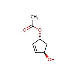 (1R-反式)-4-环戊烯-1,3-二醇单乙酸酯