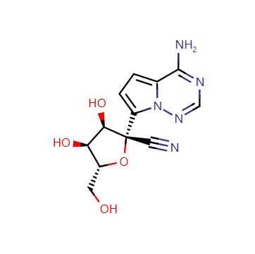 (2R.3R,4S.5R)-2-(4-氨基吡咯并[2.1-F][1.2.4]三嗪-7-基)-3,4-二羟基-5-(羟甲基)四氢肤喃-2-  甲睛