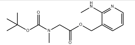 3-(叔丁氧羰基甲基氨基)乙酰氧基甲基-2-甲氨基吡啶