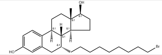 (7A,17B)- 7-(9-溴壬基)雌甾-1,3,5(10)-三烯-3,17-二醇