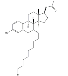 (7A,17B)- 7-(9-溴壬基)雌甾-1,3,5(10)-三烯-3,17-二醇 17-醋酸酯