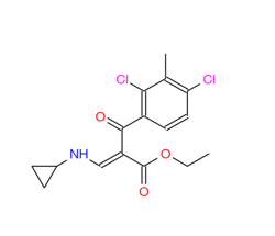 3-(环丙基氨基)-2- (2,4-二氯-3-甲基苯甲酰基)丙烯酸乙酯
