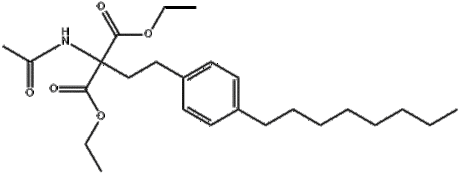 二乙基2-乙酰胺基-2-(4-辛基苯乙基)丙二酸酯