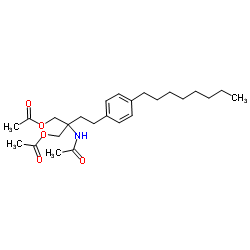 2-乙酰胺基-2-(4-辛基苯乙基)丙烷-1,3-二基二乙酸酯