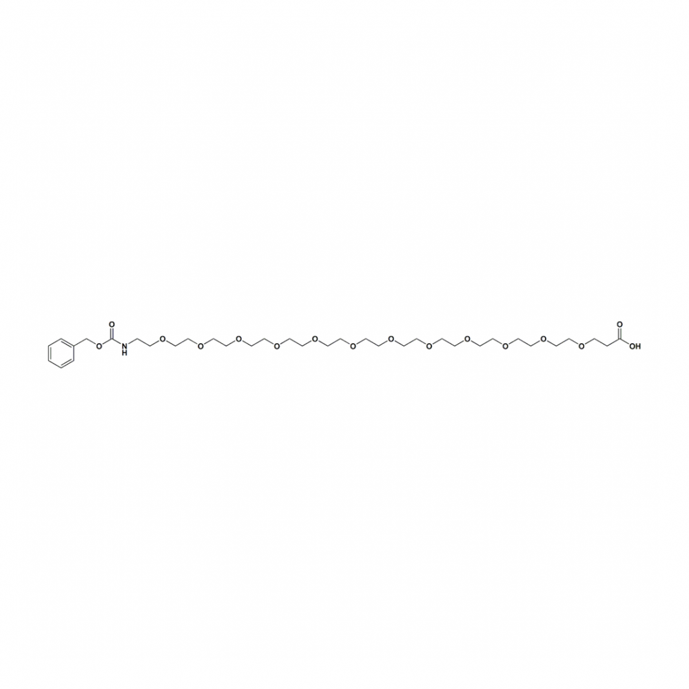苯甲氧羰胺-PEG12-丙酸