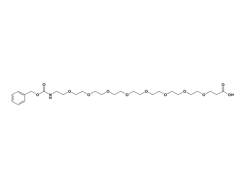 苯甲氧羰胺-PEG8-丙酸
