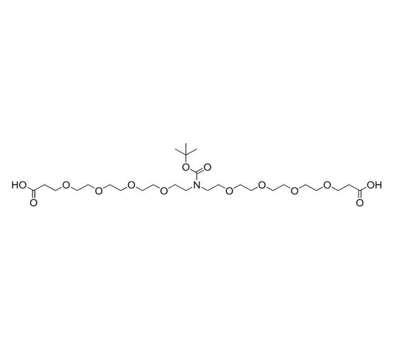 N-叔丁氧羰基-N-双(四聚乙二醇-羧酸)