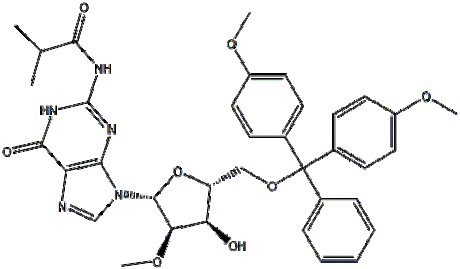 5'-O-DMT-N2-异丁酰基-2'-O-甲基鸟苷
