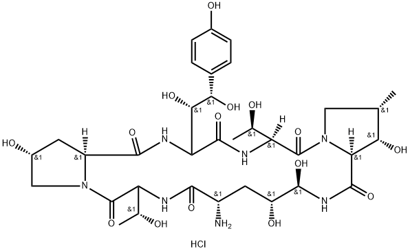 1-[(4R,5R)-4,5-二羟基-L-鸟氨酸]棘白菌素 B 盐酸盐