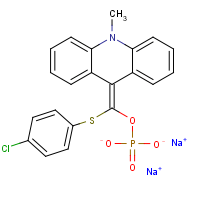 APS-5 （4-氯苯巯基）（10-甲基-9,10-二氢化吖啶亚甲基）磷酸二钠盐
