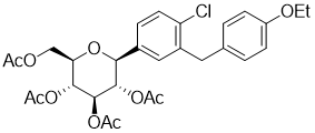 (2R,3R,4R,5S,6S)-2-(Acetoxymethyl)-6-(4-chloro-3-(4-ethoxybenzyl)phenyl)tetrahydro-2H-pyran-3,4,5-tr