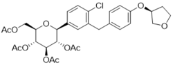 (1S)-1,5-Anhydro-1-C-[4-chloro-3-[[4-[[(3S)-tetrahydro-3-furanyl]oxy]phenyl]methyl]phenyl]-D-glucito