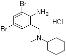 CAS 登录号：611-75-6, 盐酸溴己新, N-(2-氨基-3,5-二溴苄基)-N-甲基环己胺盐酸盐