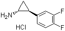 CAS 登錄號：1156491-10-9, (1R,2S)-rel-2-(3,4-二氟苯基)環(huán)丙胺鹽酸鹽