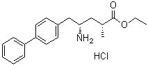 CAS 登录号：149690-12-0, (2R,4S)-4-氨基-5-(联苯-4-基)-2-甲基戊酸乙酯盐酸盐