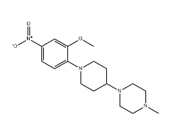 1-(1-(2-methoxy-4-nitrophenyl)piperidin-4-yl)-4-methylpiperazine1-(1-(2-甲氧基-4-硝基苯基)哌啶-4-基)-4-甲基哌嗪