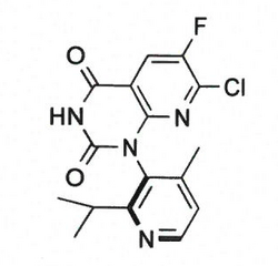7-氯-6-氟-(1M)-1-[4-甲基-2-(丙烷-2-基)吡啶-3-基]吡啶并[2,3-d]嘧啶-2,4(1H,3H)-二酮