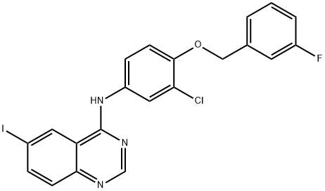 N-[3- 氯 -4-(3- 氟苄氧基 ) 苯基 ]-6- 碘喹唑啉 -4- 胺