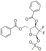 2,2- 二氟 -1- 甲磺酰氧基 -2- 脱氧核糖 -3,5- 二苯甲酸酯