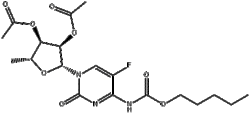 5'- 脱氧 -5- 氟 -N-[( 戊氧基 ) 羰基 ] 胞苷 2',3'- 二乙酸酯