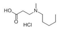 3-(N-甲基正戊胺基)丙酸盐酸盐