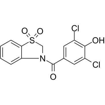 3-(3,5-二氯-4-羟基苯甲酰基)-1,1-二氧代-2,3-二氢-1,3-苯并噻唑