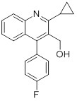 2-环丙基-4-(4-氟苯基)-3-喹啉甲醇