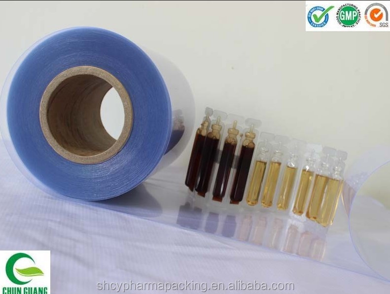 Liquid or Suppository packing film Plastic PVC/PE laminated Film Sheet in Roll