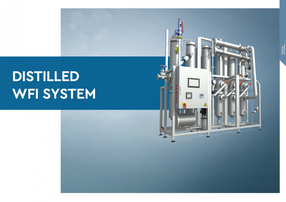 Multi-effect distilled water system