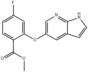 methyl 2-(1H-pyrrolo[2,3-b]pyridin-5-yloxy)-4-fluorobenzoate