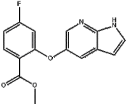 methyl?2-(1H-pyrrolo[2,3-b]pyridin-5-yloxy)-4-fluorobenzoate