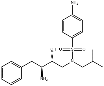 4-amino-n-[(2r,3s)-3-amino-2-hydroxy-4-phenylbutyl]-n-isobutylbenzene-1-sulfonamide