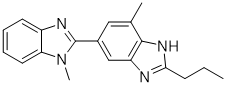 2-正丙基-4-甲基-6-(1'-甲基苯并咪唑-2-基)苯并咪唑 （雙咪唑）