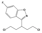 3-[3-氯-1-(2-氯乙基)丙基]-6-氟-苯并[D]异恶唑