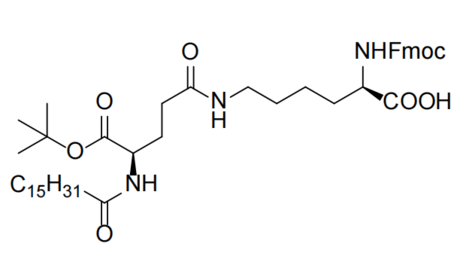N-芴甲氧羰基-N6-棕榈酰-谷氨酸-叔丁酯-L-赖氨酸