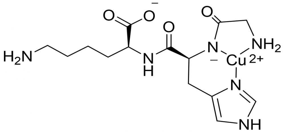 [N2-(N-甘氨酰-L-組氨酰)-L-賴氨 酸]銅 |三肽-1銅